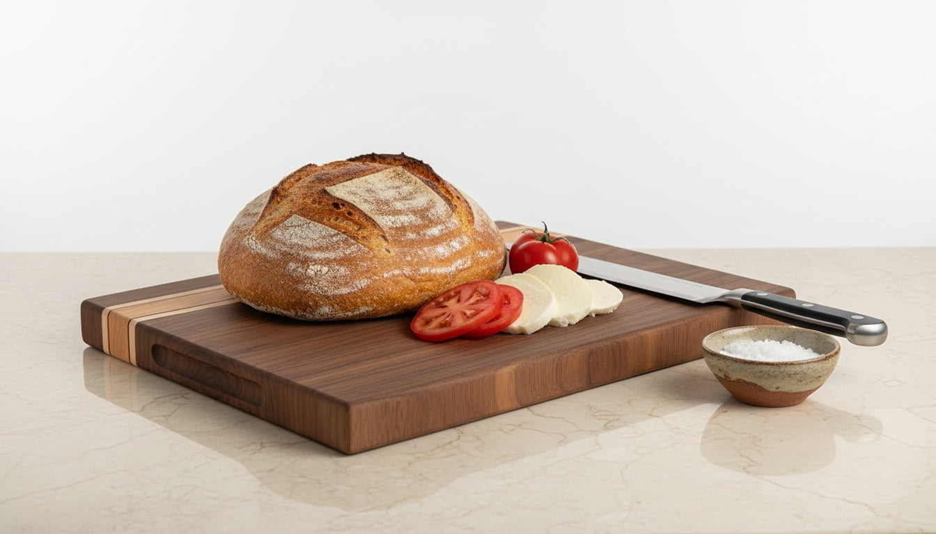 Artisan Multi-Wood Cutting Board: The Signature Series