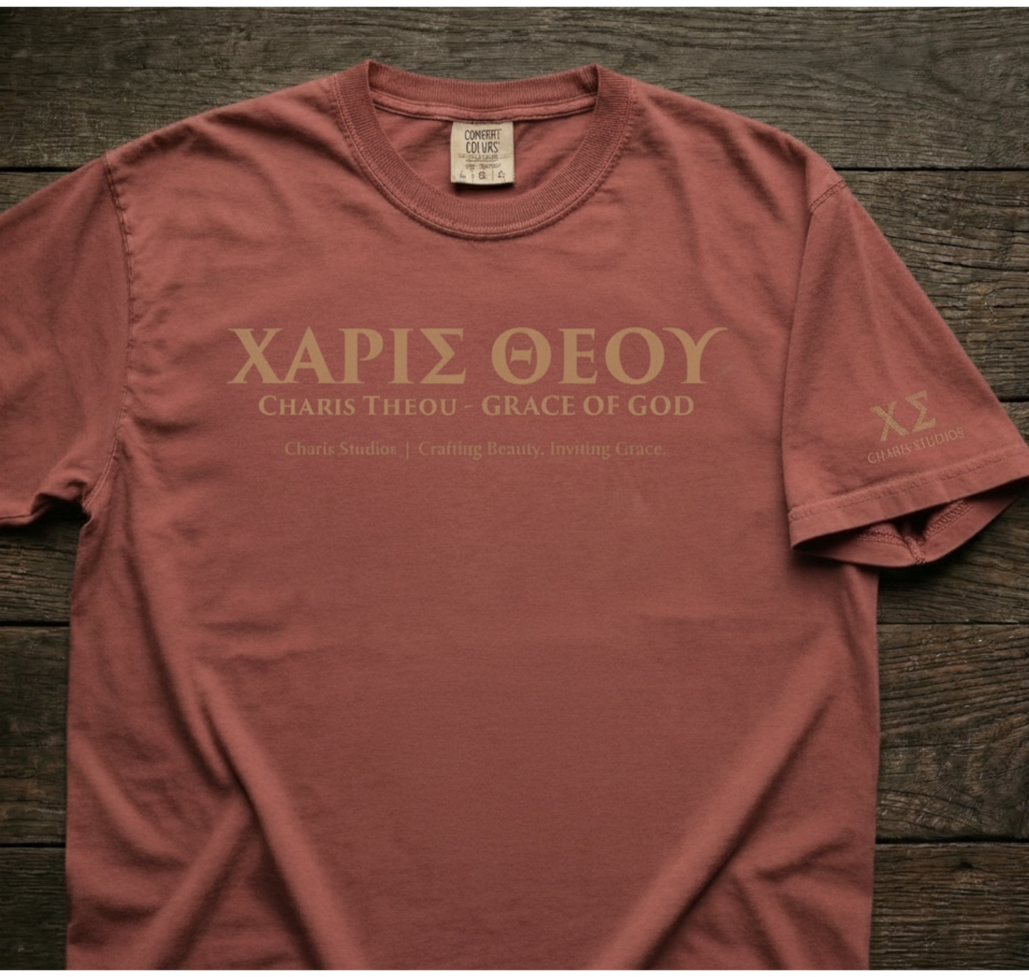 The Charis Definition Distressed Graphic Tee