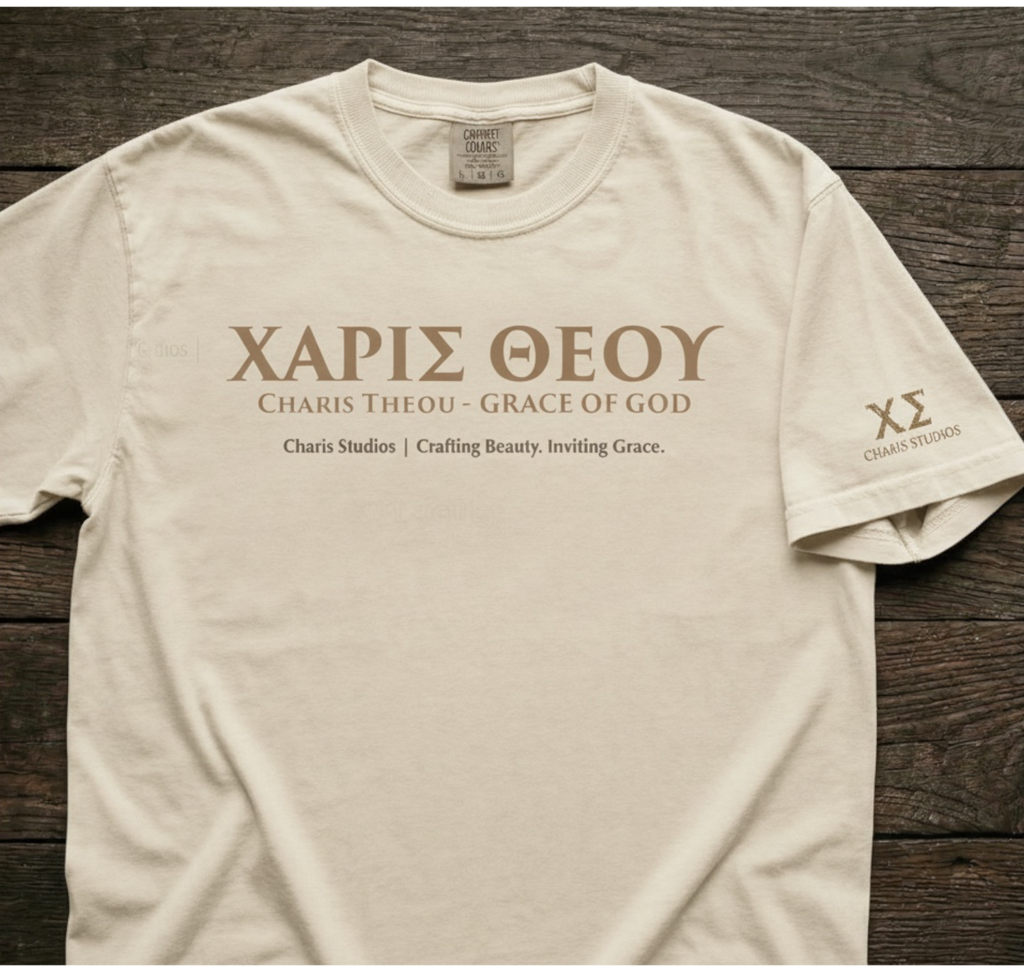 The Charis Definition Distressed Graphic Tee