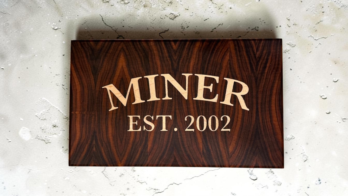 The Inlaid Legacy Plinth: Custom Dimensional Art