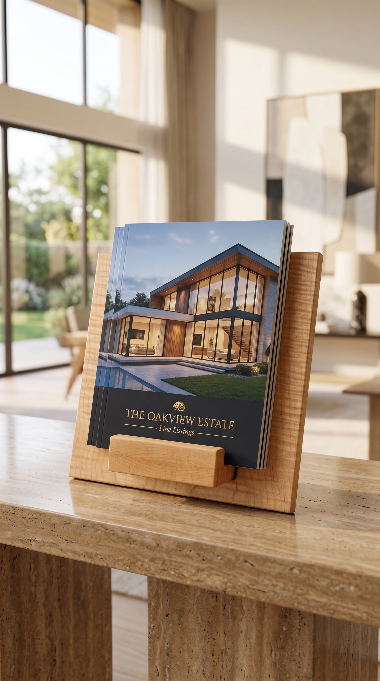 One of One — Curly Maple Adjustable Book & Tablet Stand Charis Studios
